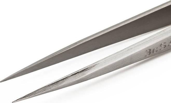 Produktbild Weller Erem Pinzette mit spitz zulaufenden Spitzen, Präzisionspinzette, Edelstahl, 110mm