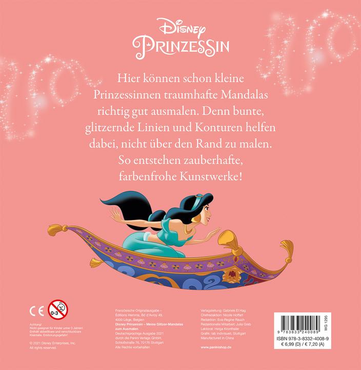 Image du produit Panini Princesse Disney : mes mandalas scintillants à colorier