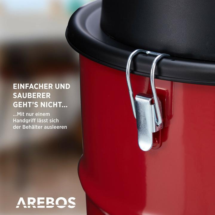 Immagine prodotto Arebos Aspiratore per cenere 1200 W - 20 L Premium (Aspirapolvere cenere)