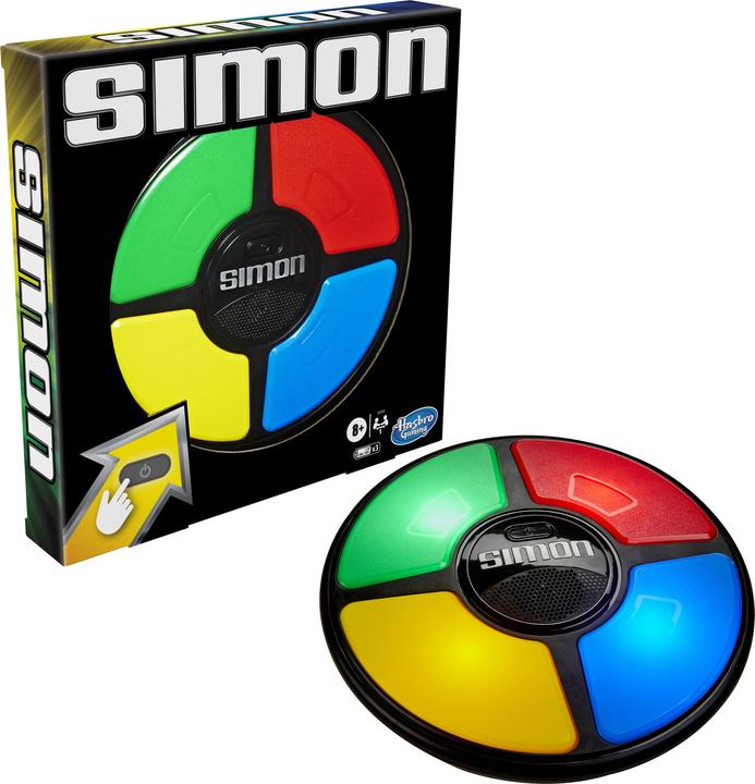 Hasbro Gaming Jeu de famille Simon (Allemand, Anglais, Français, Espagnol, Portugais)