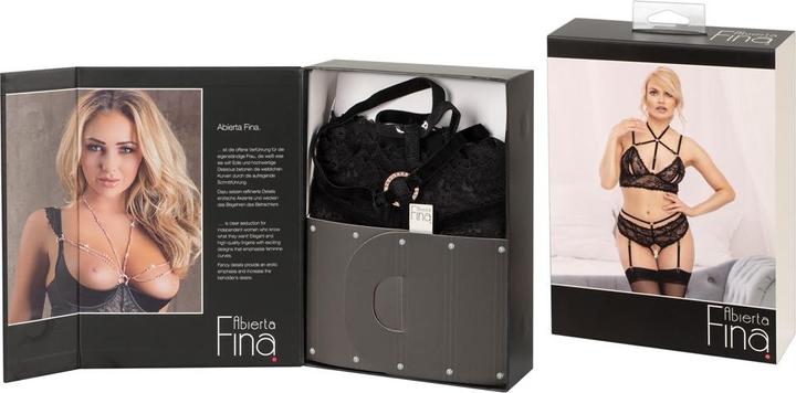 Produktbild Abierta Fina BH Set schwarz XL (XL)