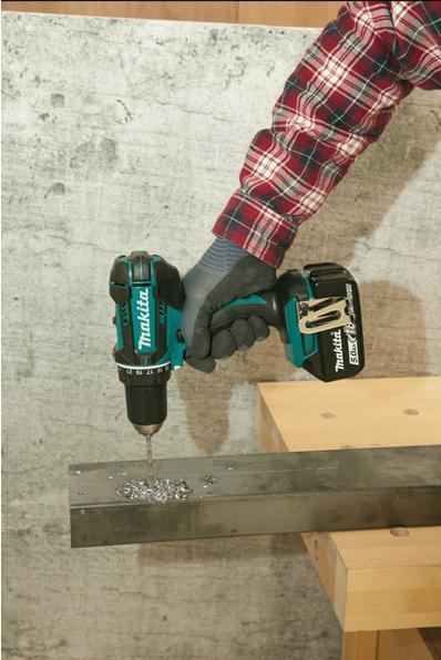 Actual product image Makita Cordless drill screwdriver DDF482RMJ Set (Rechargeable battery operated)