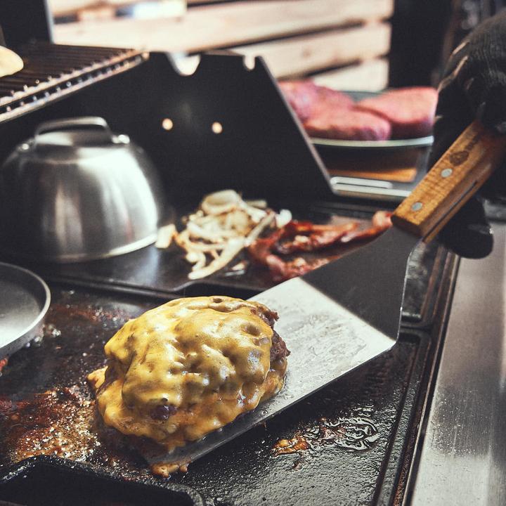 Immagine prodotto Burnhard Set per hamburger da 6 pezzi con coltello per hamburger