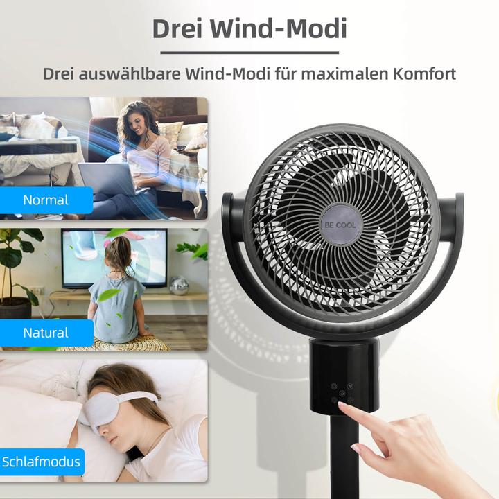 Produktbild Be Cool BC18STTIDC Ventilator 2 in 1 Stand- und Tischventilator