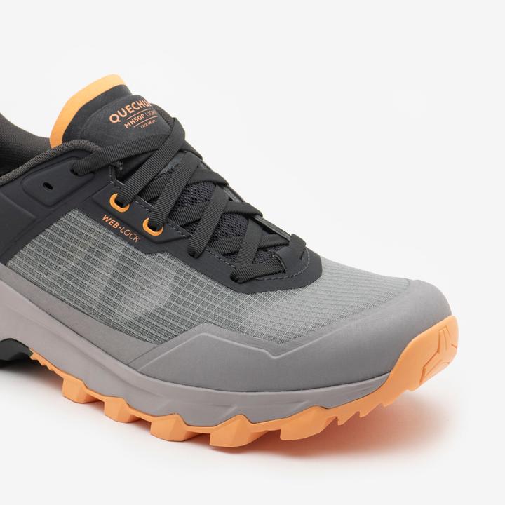 Actual product image Quechua Men’s Mountain Hiking Boots - MH500 LIGHT - Light Grey (42)