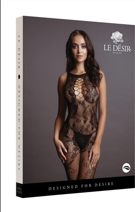 Image du produit Le Désir Criss Cross Neck Bodystocking - O/S (Taille unique)