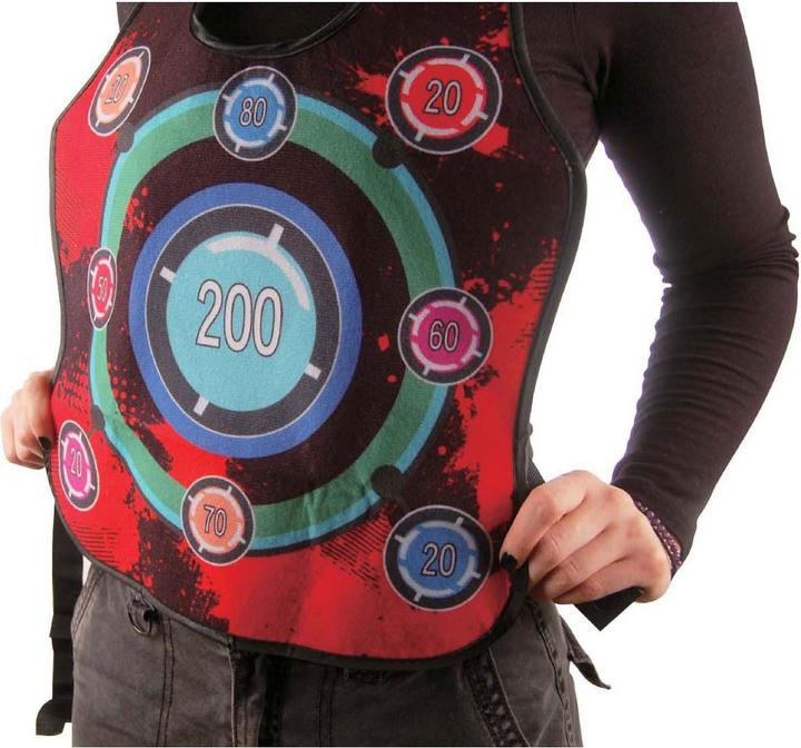 Actual product image Gametime Klett-Wurfspiel mit 2 Westen und 6 Bällen