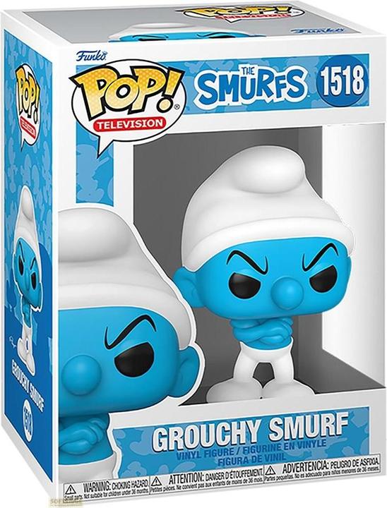 Image du produit Funko Les Schtroumpfs POP! TV Figurine vinyle Grouchy Smurf 9 cm