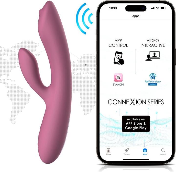 Image du produit Svakom Trysta Neo Vibromasseur Rabbit pour Point G - Rose