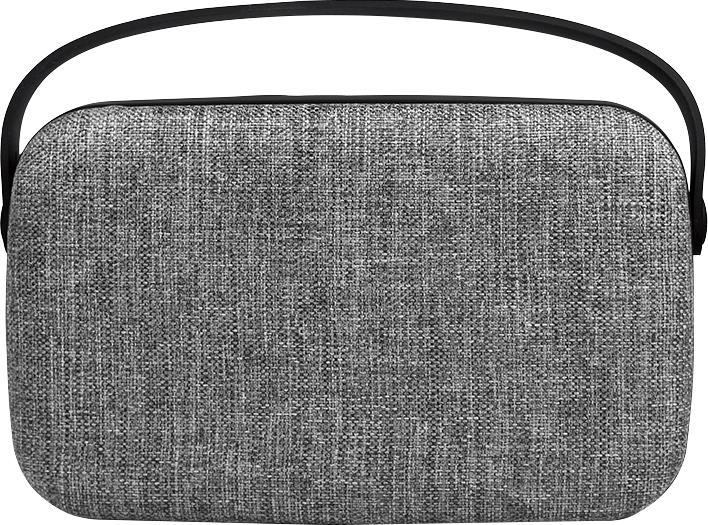 Produktbild LogiLink Typhoon Speaker, portable, Xlarge, BT 4.2, fabric covering, blacksilver (4 h, Batteriebetrieb)
