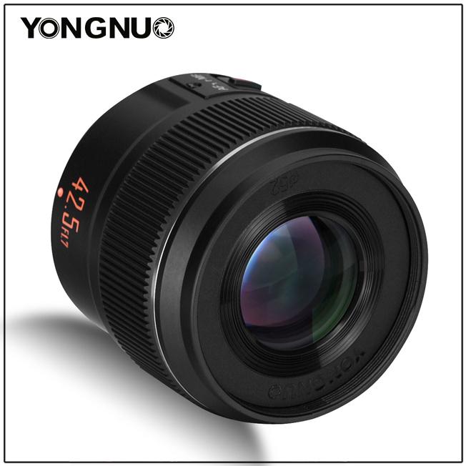 Actual product image Yongnuo YN 42.5mm f/1.7M II Prime Lens Micro Four Thirds (Four Thirds, Micro Four Thirds)