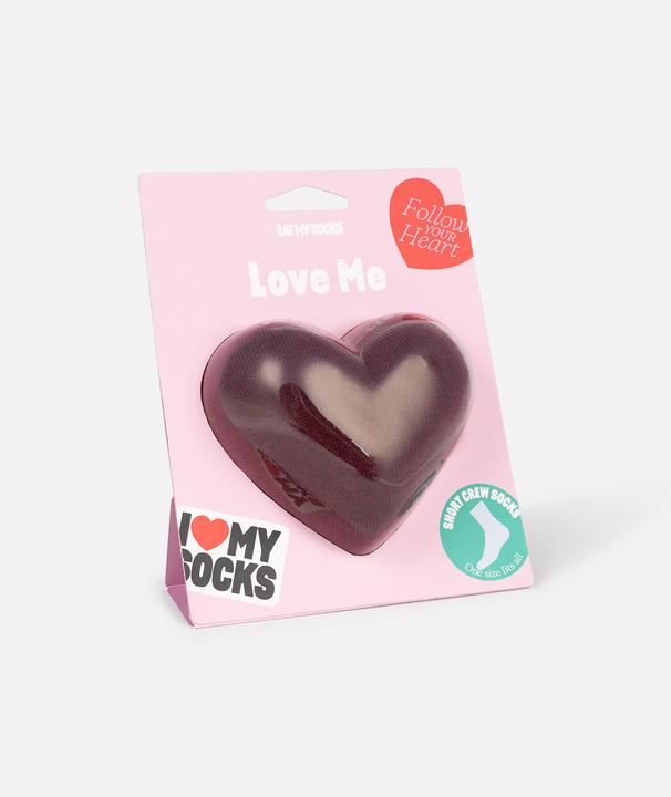 Produktbild Eat My Socks Love Me Socken, rot (One Size)