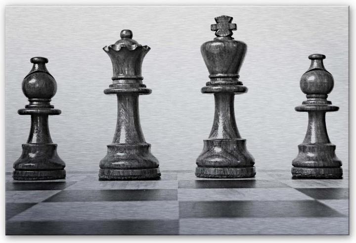 Image du produit Trenddeko Symétrie des échecs (120 x 75 cm)