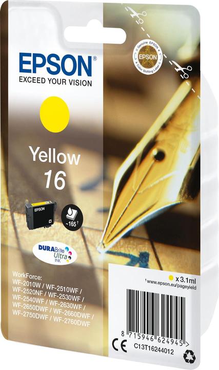 Actual product image Epson 16 DuraBrite Ultra (Y)