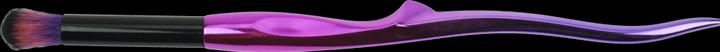 Actual product image Eyeshadow brush "Pink/ Black", fine synthetic hair (Concealer)