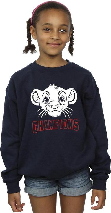 Produktbild Disney The Lion King Simba Face Champion Sweatshirt Mädchen (140, 146)
