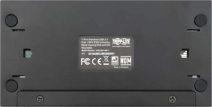 Produktbild Eaton 7-Port Industrial-Grade USB 2.0 Hub 15kV ESD Immunity Metal Housing Mountable (USB-B, 7 Ports)