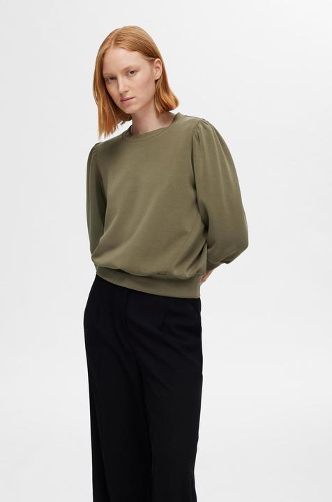 Actual product image Selected Femme Puffed sleeve sweatshirt (XS)