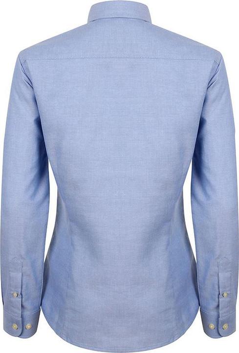 Produktbild Henbury Modern Langarm Oxford Bluse (L)