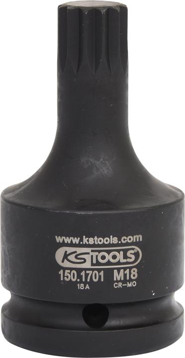 Immagine prodotto KS Tools Attacco per viti a denti multipli (XZN®) da 3/4", corto
