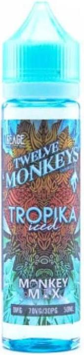 Actual product image Twelve Monkeys Tropika Iced, 50ml (Shortfill) (Passion fruit)