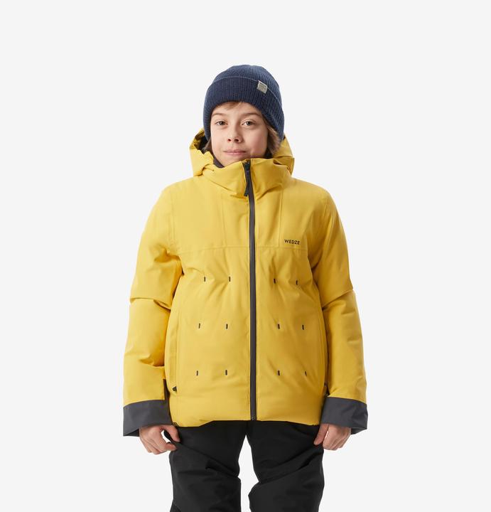 Produktbild Wedze Skijacke Kinder wattiert warm wasserdicht - Piste 500 gelb (152)