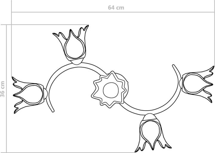 Actual product image VidaXL Carrissa (E14)