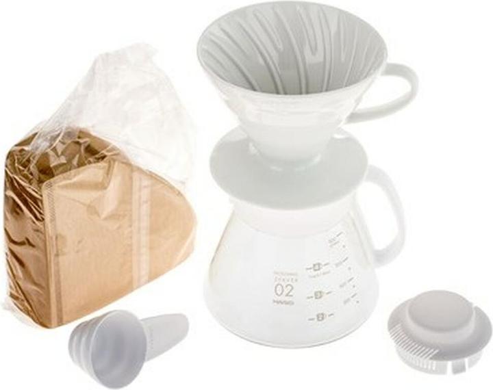 Image du produit Hario V60 Dripper & Pot Blanc (0.60 l)