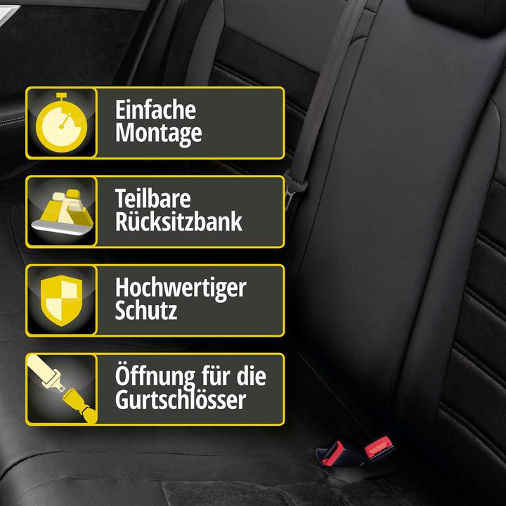 Actual product image Walser Seat cover for BMW 3 (E90) 02/2004-02/2012, 1 rear seat cover