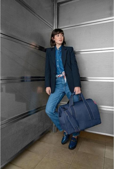 Produktbild reisenthel Schultertasche Allrounder L Herringbone Dark Blue