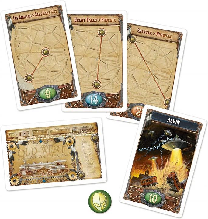 Image du produit Asmodée Ttr Ticket To Ride Collection de cartes France Old West (Français, Allemand, Anglais, Italien)