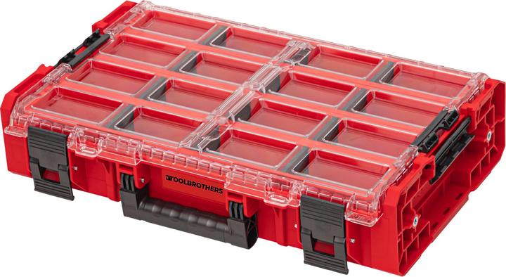 Image du produit Tool Brothers Toolbrothers RHINO ONE Organiser XL 2.0 Long Bin RED ULTRA HD Custom empilable 582 x 387 x 131 mm