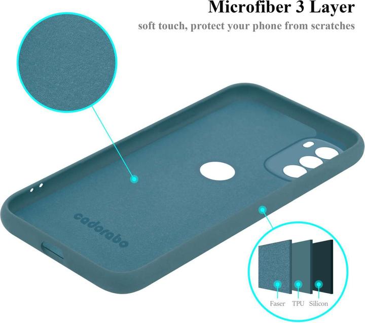Actual product image Cadorabo Bumper Case for Motorola MOTO G31 / G41 TPU Liquid Silicone Cover for Motorola MOTO G31 / G41 (Motorola Moto G41, Motorola Moto G31)