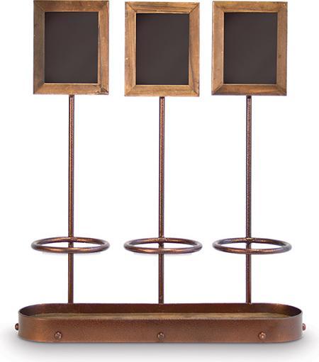 Frabosk Securit WB-WR-3 tableau noir et accessoires Noir, brun, bois mélaminé, métal, résine, bois