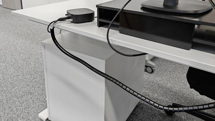 Produktbild Steffen SET FAST COVER Kabelschutzschlauch Typ 15mm schwarz (Kabelschlauch, 200 cm)
