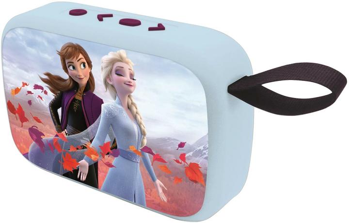 Lexibook Disney Frozen Radio Speaker Bluetooth portable avec finition en tissu (BT018FZ)