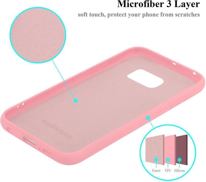 Immagine prodotto Cadorabo Copertura della cassa del silicone liquido TPU (Samsung Galaxy S6 Edge)