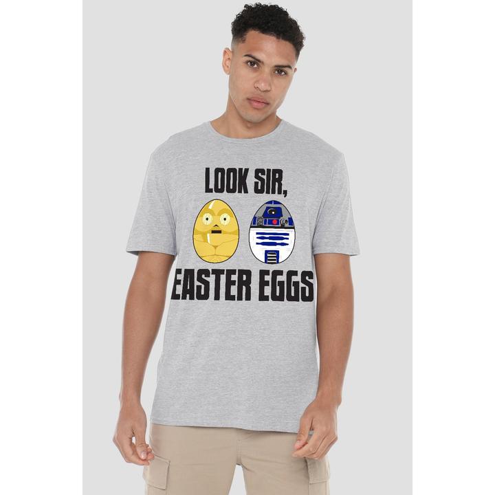 Actual product image Star Wars Mens Look Sir, Easter Eggs T-Shirt (S)