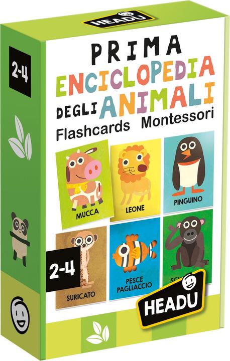 Actual product image Headup Games Flashcards Enciclopedia Animali Montessori