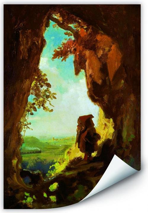 Produktbild Trenddeko Gnom, Eisenbahn betrachtend (20 x 30 cm)
