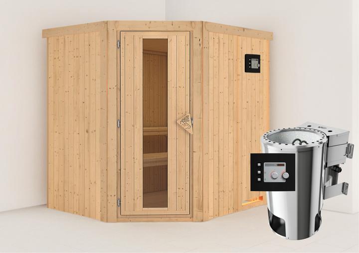Produktbild Karibu Lilja ohne Dachkranz (Plug & Play 3,6 KW - Bio externe Steuerung)