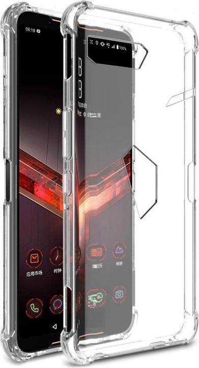 Actual product image Screenguard Asus ROG Phone 2 Case Crystal Soft Airbag Bumper (Asus ROG Phone)