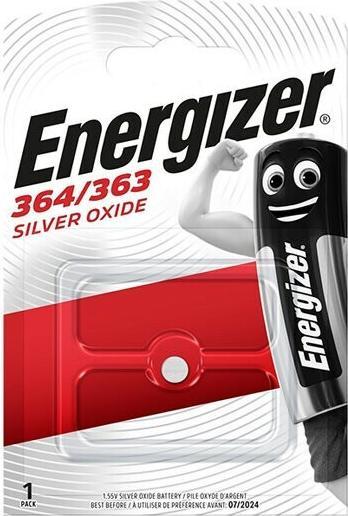 Immagine prodotto Energizer Pila a bottone all'ossido di argento, SR60/364/363, 1,55 V/20 mAh (1 pz., SR60, 20 mAh)