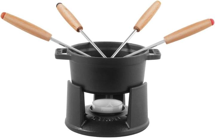 Actual product image Staub Mini fondue set 6 pieces (Chocolate fondue)