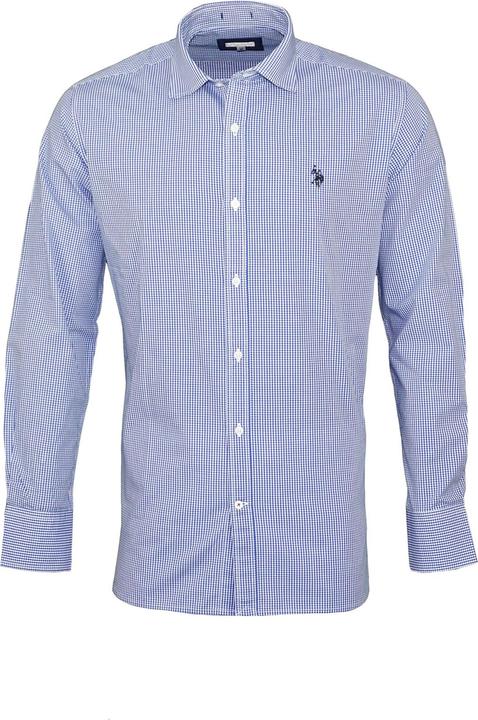 Actual product image U.S. Polo ASSN. Shirt Popline long sleeve shirt Button Down Shirt (3XL)