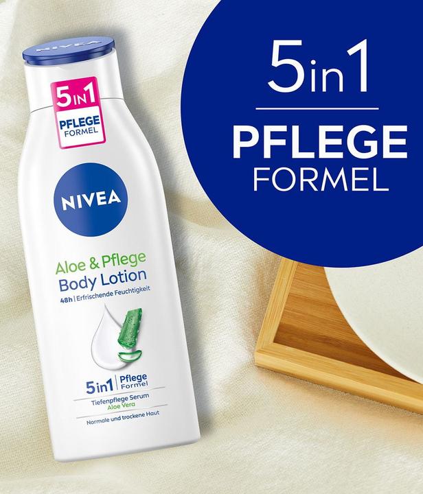 Actual product image NIVEA Aloe Pflege Body Lotion Fl 400ml (Body lotion, 400 ml)