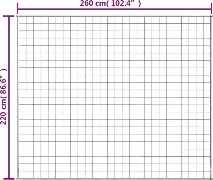 Actual product image VidaXL Pru (260 x 220 cm)