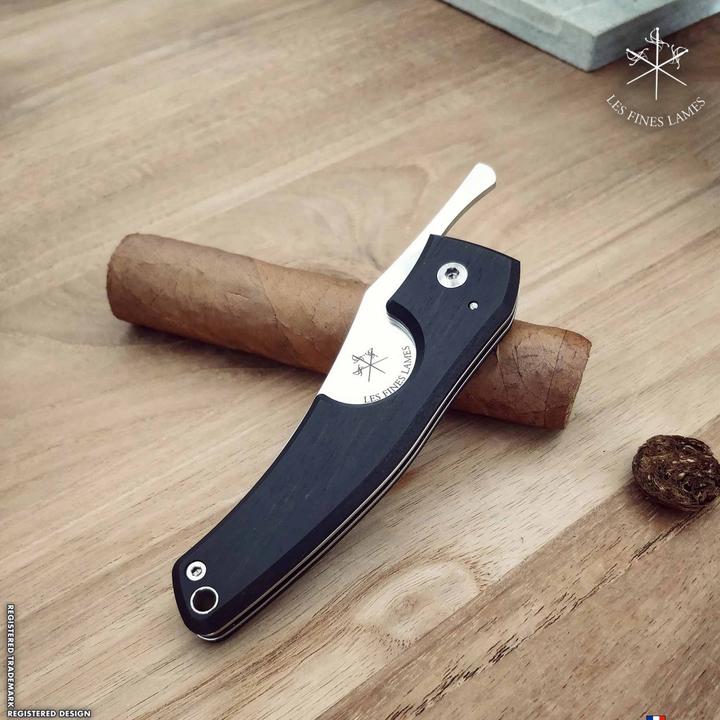 Produktbild Les Fines Lames Zigarrenmesser Le Petit Ebony (CC0201002) (1 x)