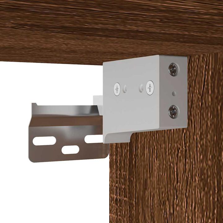 Produktbild VidaXL Bad-Wandschrank Braun Eichen-Optik 80x25x40 cm Holzwerkstoff (80 x 25 x 40 cm)