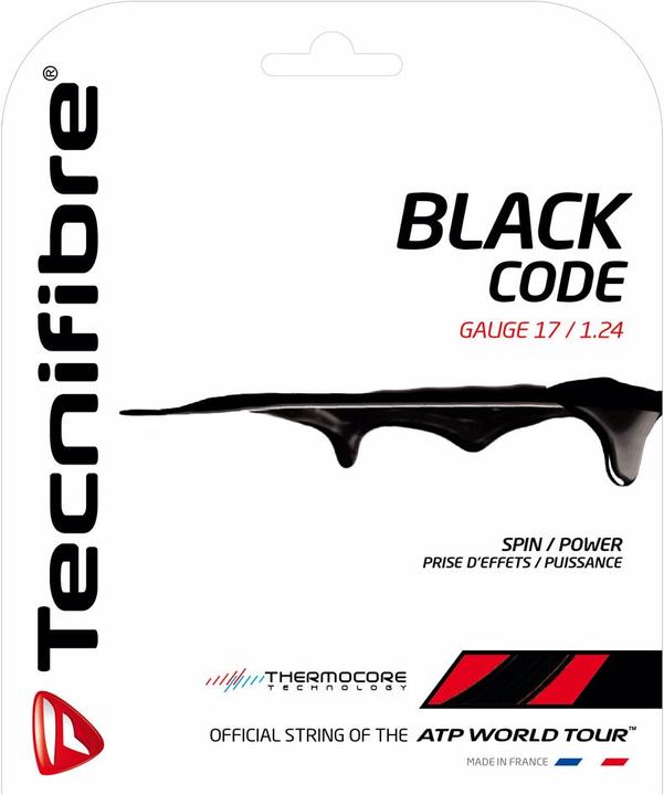 Actual product image Tecnifibre black code